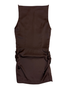 Bec + Bridge - High Neck Ruched Mini Dress