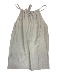 Karen Walker - Linen Tie Neck Midi Dress