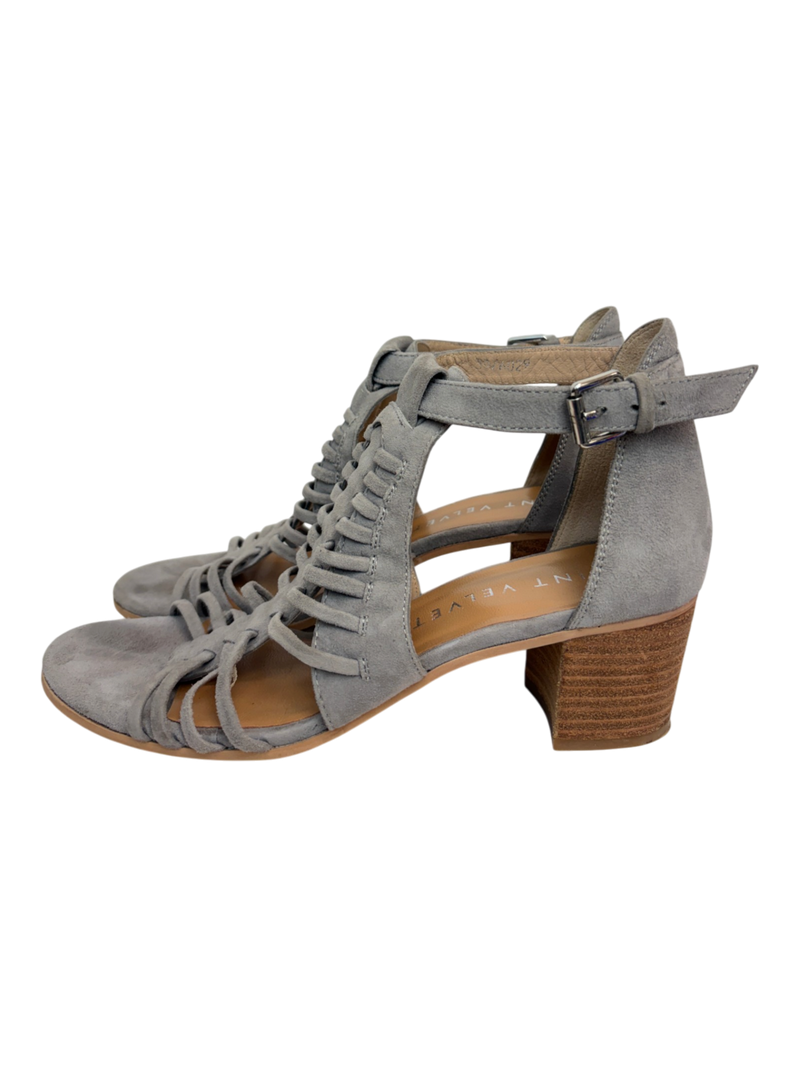 Mint Velvet - Suede Braided Heels