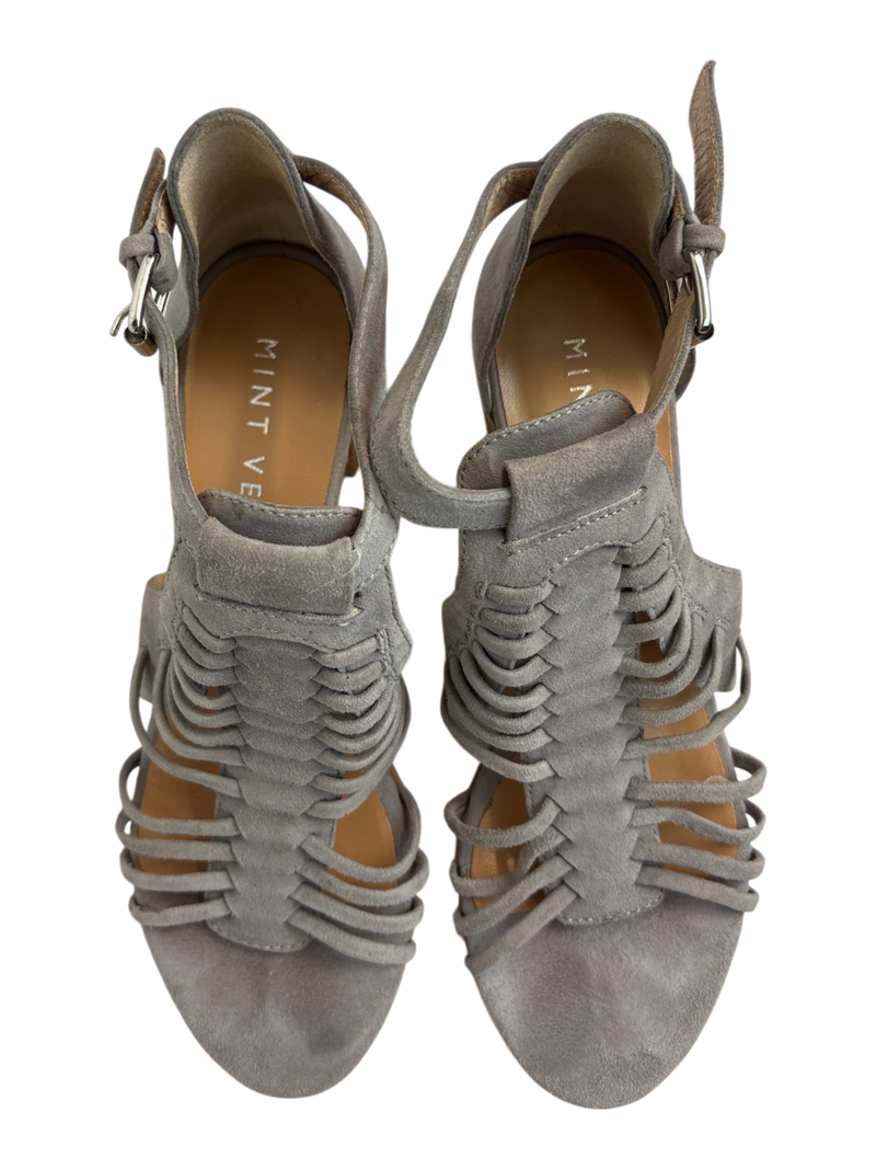 Mint Velvet - Suede Braided Heels