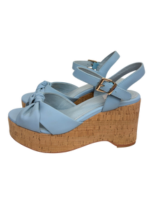 MW By Kathryn Wilson - Twist Toe Cork Wedge Heels