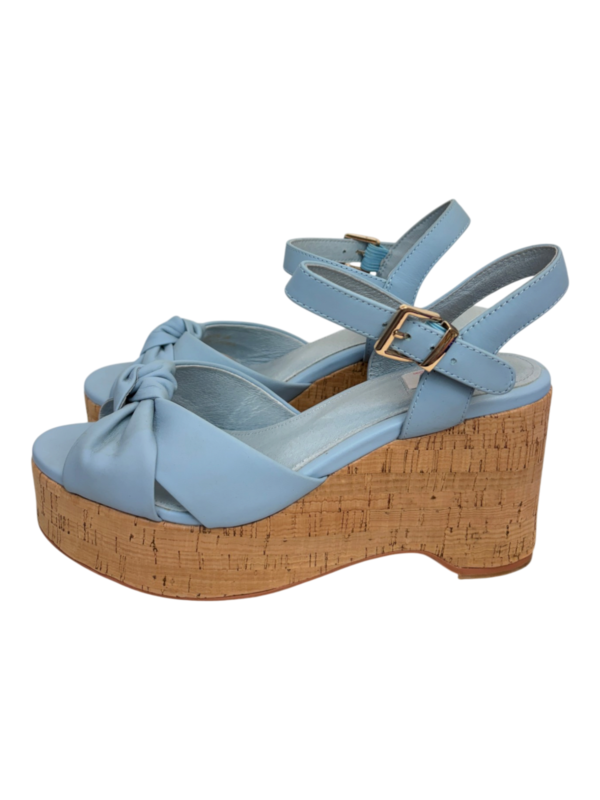 MW By Kathryn Wilson - Twist Toe Cork Wedge Heels