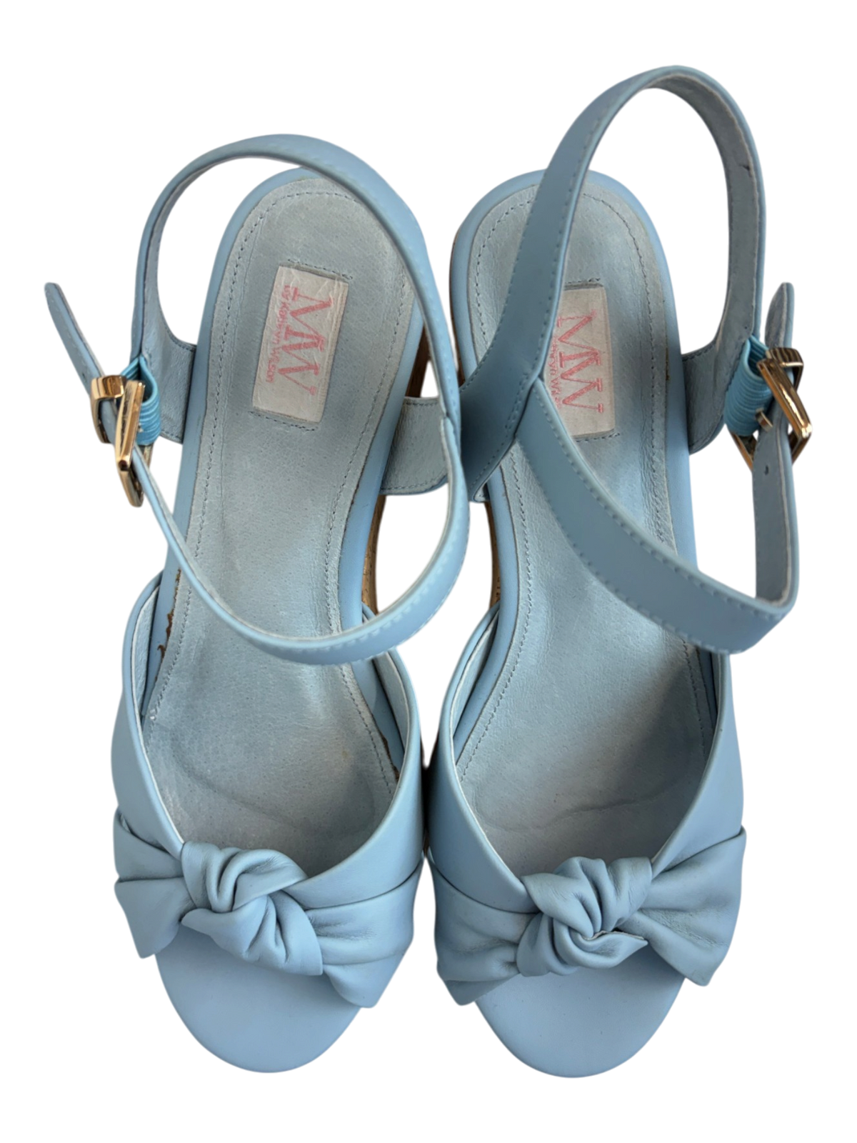MW By Kathryn Wilson - Twist Toe Cork Wedge Heels