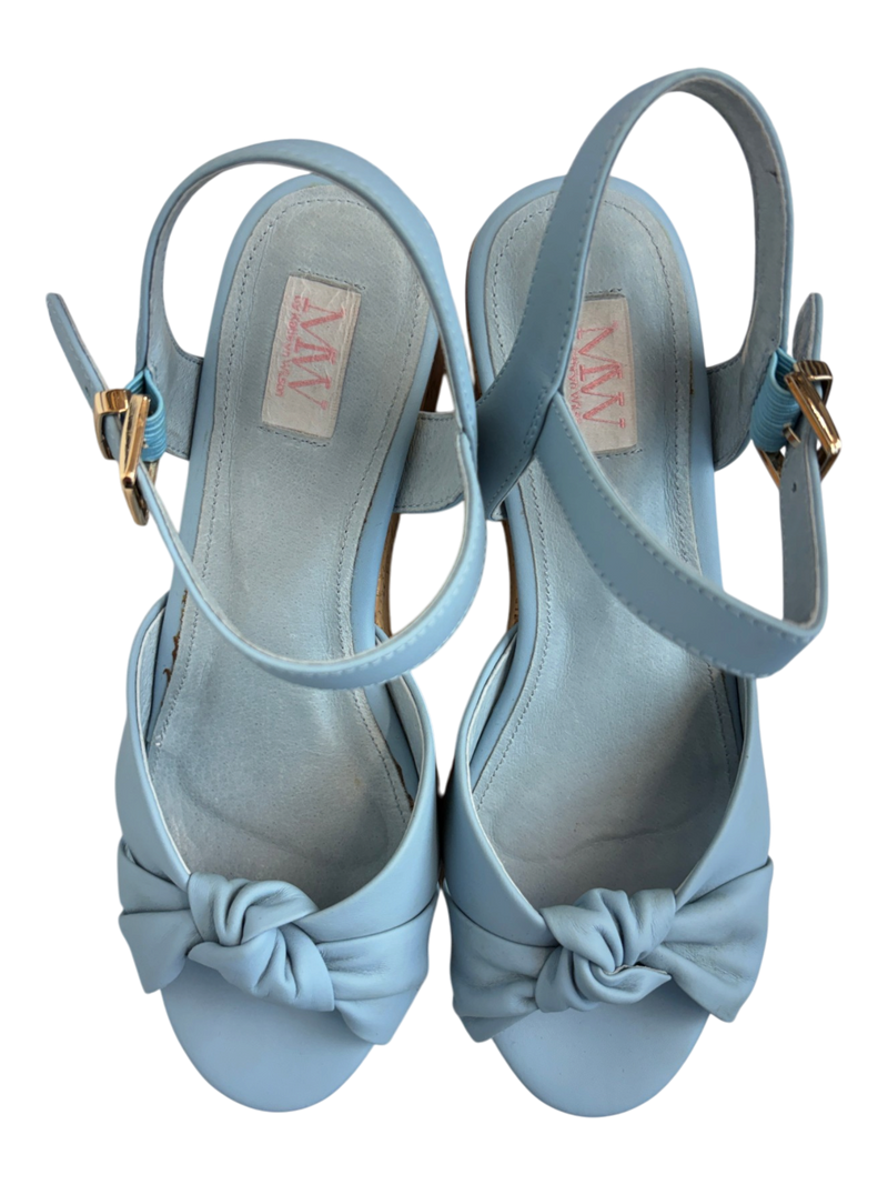 MW By Kathryn Wilson - Twist Toe Cork Wedge Heels