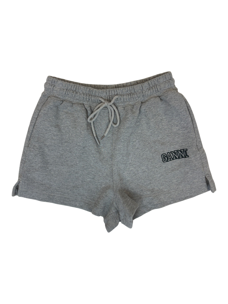 Ganni - Logo Mini Sweat Shorts