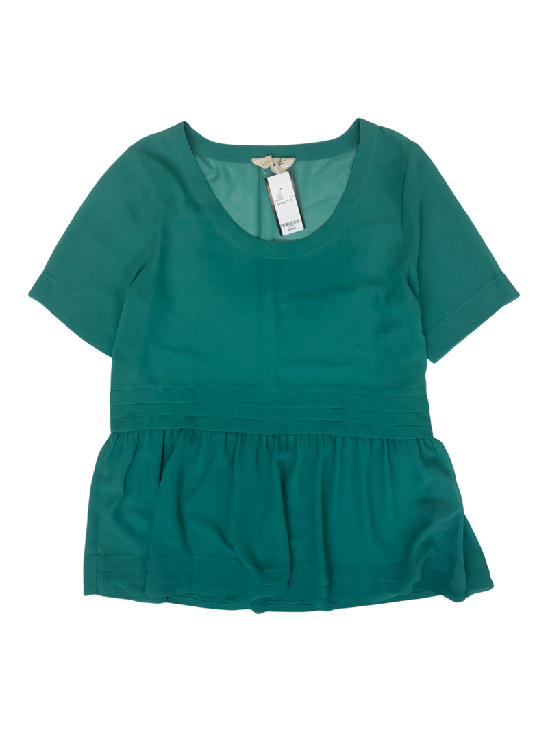 Curate - Pleated Short Sleeve Top