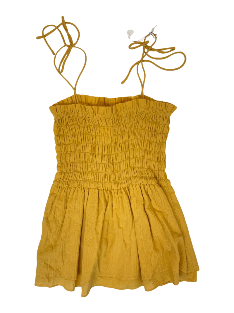 Ruby - Shirred Tie Strap Tank