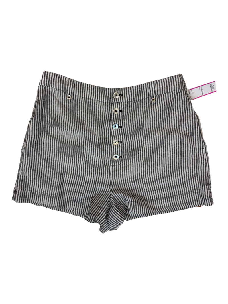Reformation - Pinstripe Shell Button Up Shorts