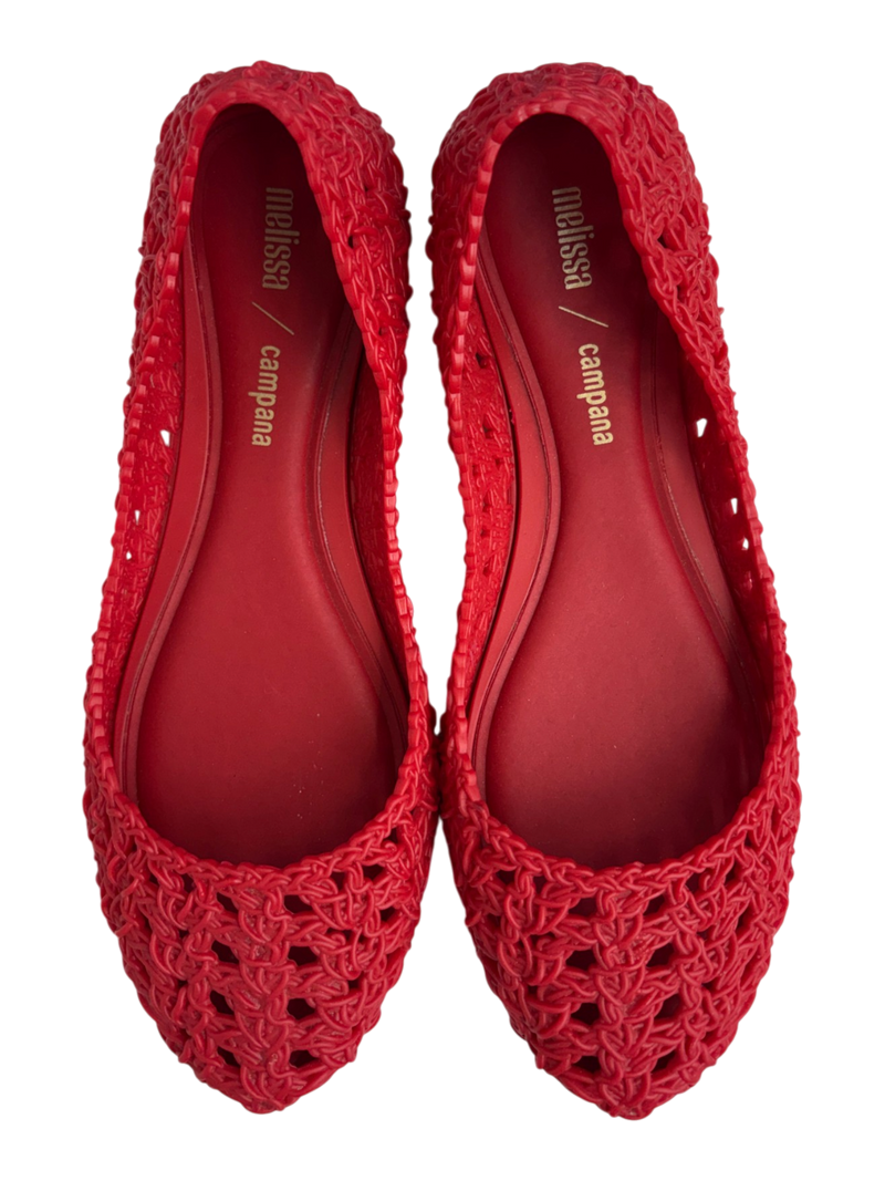 Melissa Campana - Woven Plastic Ballet Flats