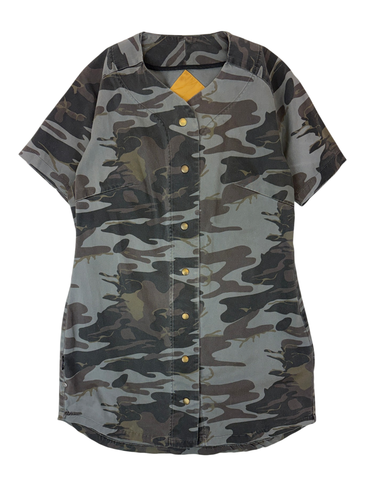 World - Camo Button Up Mini Dress