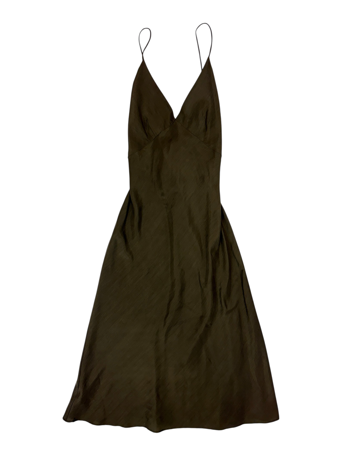 Penny Sage - Silk Cross Back Slip Dress