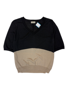 Dries Van Noten - Colour Block Knit Blend Top
