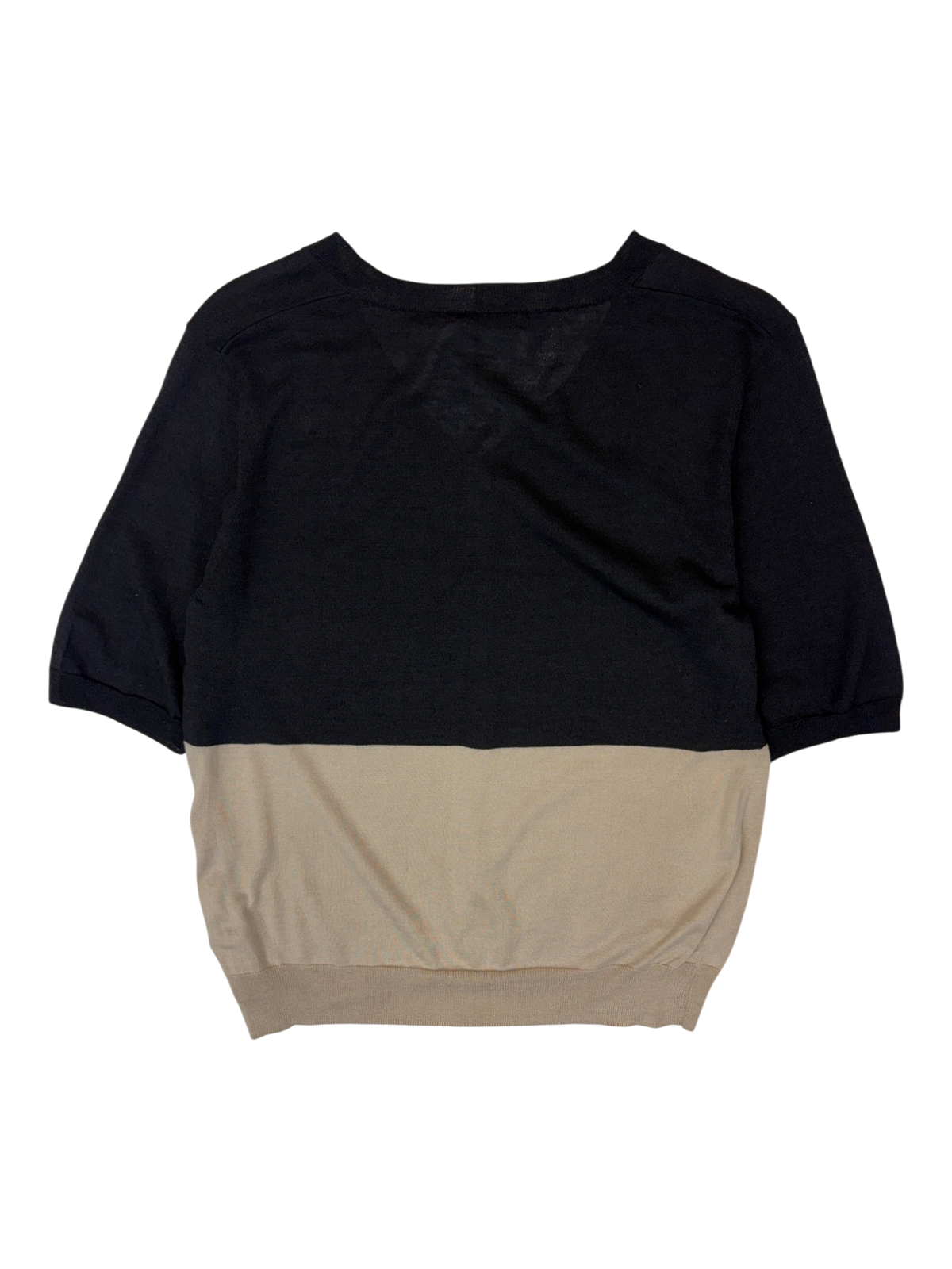 Dries Van Noten - Colour Block Knit Blend Top