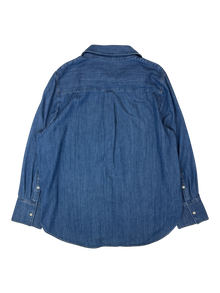 COS - Denim Look Pointed Collar Button Up